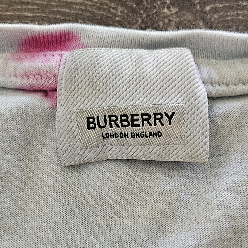 Burberry Rare Vintage Splatter Dyed T-shirt